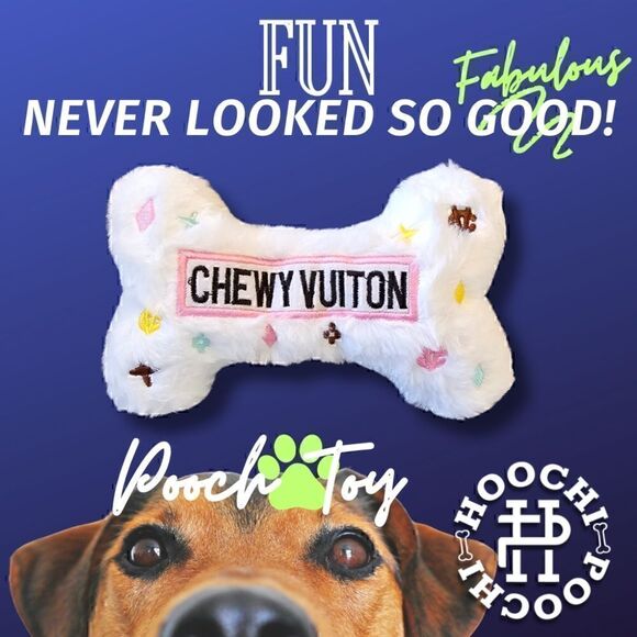 Bone Dog Toy Brand New Plush with Squeaker Perfect for smaller dogs NWT - Picture 1 of 4